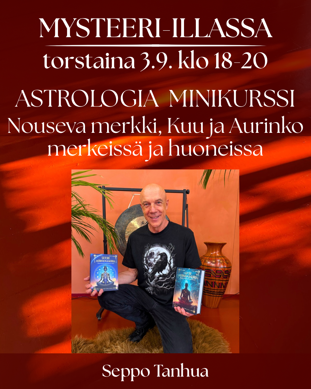 Astrologia minikurssi 3.9.2026 / Seppo Tanhua